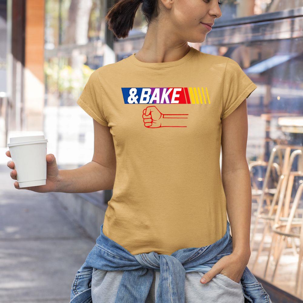 Thedaughterdadshirts Dad Kid Matching Shake and Bake, Bake Unisex T-shirt
