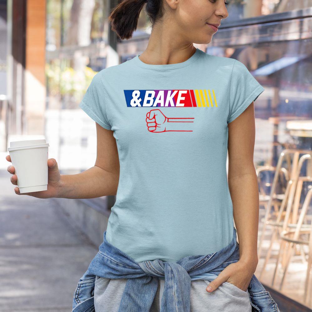 Thedaughterdadshirts Dad Kid Matching Shake and Bake, Bake Unisex T-shirt