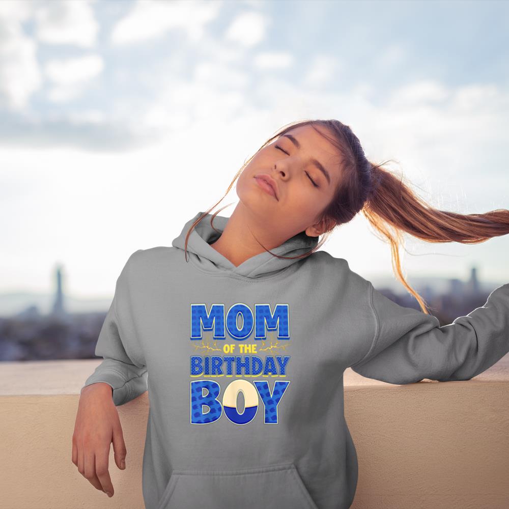 Thedaughterdadshirts Mom And Dad Birthday Boy Hedgehog Family Party Decorations Unisex Hoodie