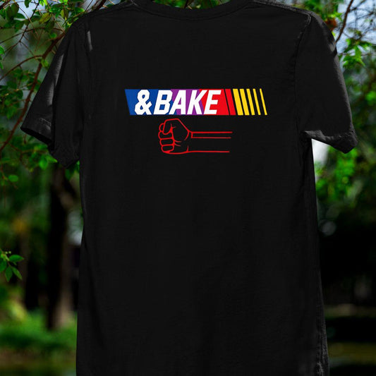 Thedaughterdadshirts Dad Kid Matching Shake and Bake, Bake Unisex T-shirt
